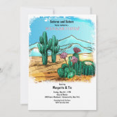 Einladung der Wüste Cactus (Vorderseite)