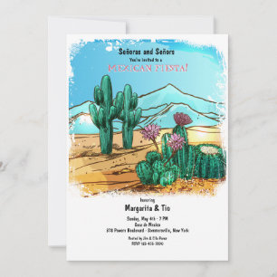 Einladung der Wüste Cactus