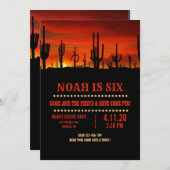 Einladung der Wüste Cactus (Vorne/Hinten)