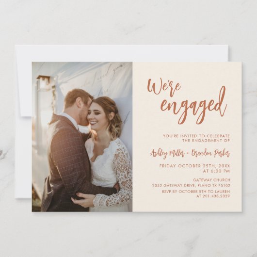 Einladung der Wüste-Foto-Gruppe Boho (Vorderseite)