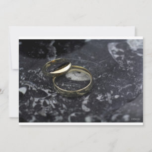 Einladung der Yellow Gold Wedding Band