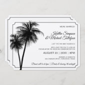 Einladung der Zielpalme | Black on Kraft (Vorne/Hinten)