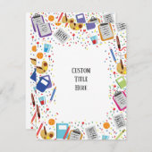 Einladung der Zollschule (Vorne/Hinten)