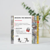 Einladung der Zombizid-Mission (Stehend Vorderseite)