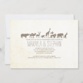 Einladung der Zoo Safari (Vorderseite)