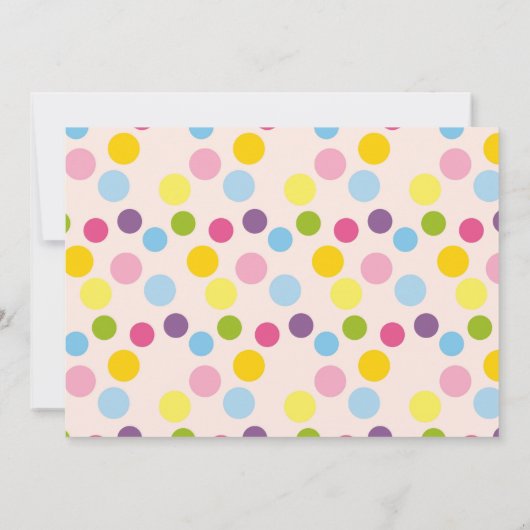 Einladung der ZwillingsBaby-Dusche (Rückseite)