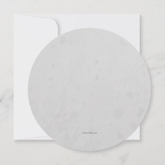 Einladung der Zwillingsschwester-Dusche (Rückseite)