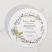 Einladung der Zwillingsschwester-Dusche (Vorne/Hinten)