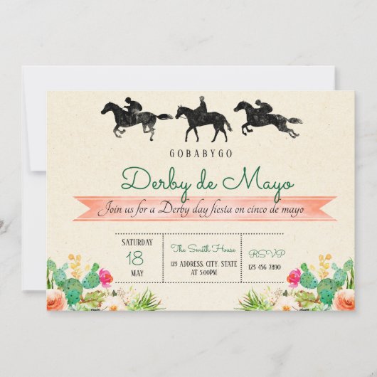 Einladung Derbydes Mayo (Vorderseite)