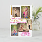 Einladung des Abschlusses (Stehend Vorderseite)