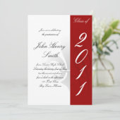 Einladung des Abschlusses (Stehend Vorderseite)