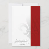 Einladung des Abschlusses (Rückseite)