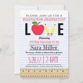 Einladung des Abschlusses (Vorderseite)