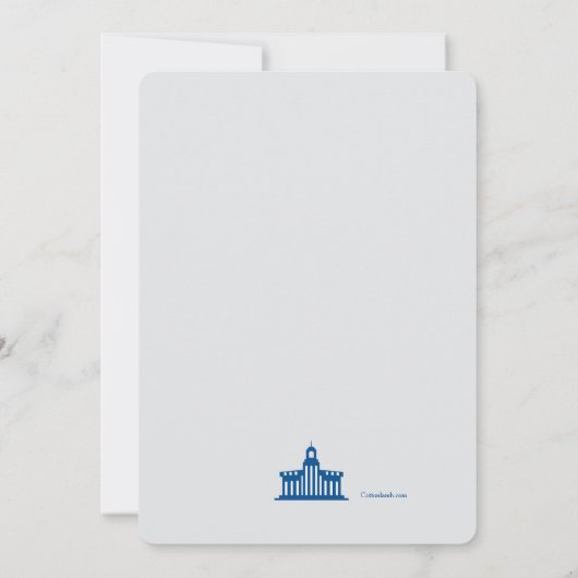 Einladung des Abschlusses (Rückseite)