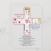 Einladung des Abschlusses (Vorne/Hinten)