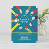 Einladung des Abschlusses (Stehend Vorderseite)