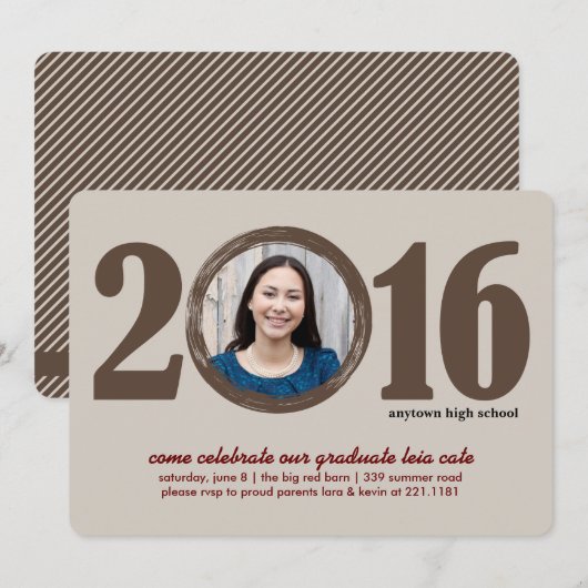 Einladung des Abschlusses 2016 (Vorne/Hinten)