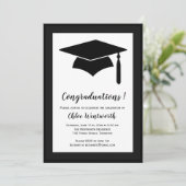 Einladung des Abschlusses "Abschlussarbeiten" (Stehend Vorderseite)