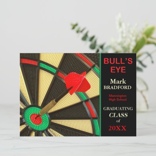 EINLADUNG DES Abschlusses - DART BD, EINTRAGSNAME/ (Stehend Vorderseite)