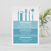 Einladung des Abschlusses Dental Instruments (Stehend Vorderseite)