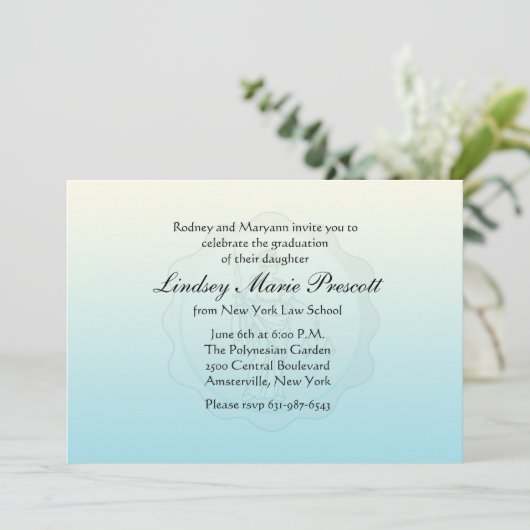 Einladung des Abschlusses der blinden Justiz (Stehend Vorderseite)