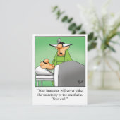 Einladung des Abschlusses der Funny Medical School (Stehend Vorderseite)