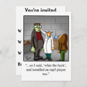 Einladung des Abschlusses der Funny Technical Scho (Vorne/Hinten)