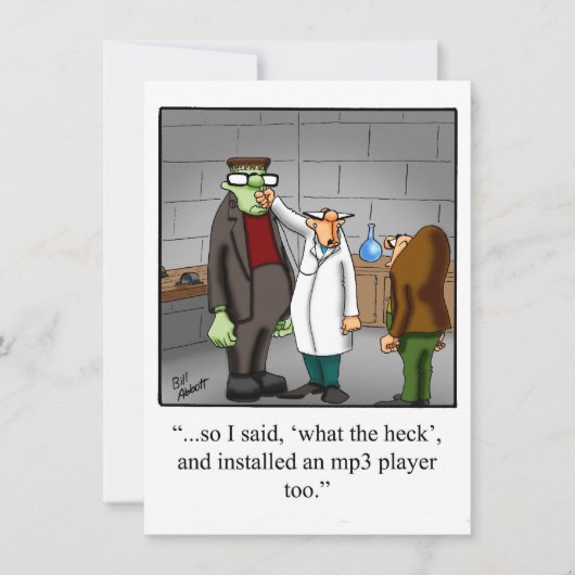 Einladung des Abschlusses der Funny Technical Scho (Vorderseite)