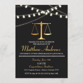 Einladung des Abschlusses der Juristischen Fakultä