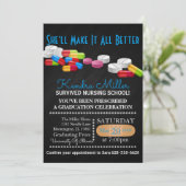 Einladung des Abschlusses der Krankenpflege (Stehend Vorderseite)