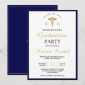 Einladung des Abschlusses der Krankenpflege (Vorne/Hinten)