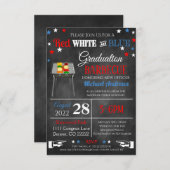 Einladung des Abschlusses der Polizeiakademie (Vorne/Hinten)