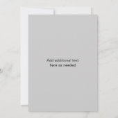 Einladung des Abschlusses der Veterinärschule | Fr (Rückseite)