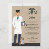 Einladung des Abschlusses der Veterinärschule | Ma (Vorderseite)