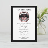 Einladung des Abschlusses der Zahnärzte (Stehend Vorderseite)