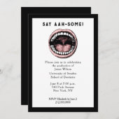 Einladung des Abschlusses der Zahnärzte (Vorne/Hinten)