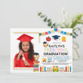 Einladung des Abschlusses des Fotos (Stehend Vorderseite)