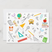 Einladung des Abschlusses des Fotos (Rückseite)