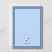 Einladung des Abschlusses des Medizinzentrums (Rückseite)