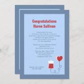 Einladung des Abschlusses des Medizinzentrums (Vorne/Hinten)