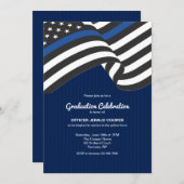 Einladung des Abschlusses des Polizeibeamten (Vorne/Hinten)