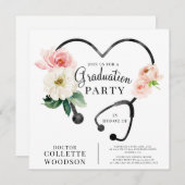 Einladung des Abschlusses eines Blumenärzts (Vorne/Hinten)