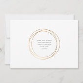 Einladung des Abschlusses für geometrisches Foto (Rückseite)