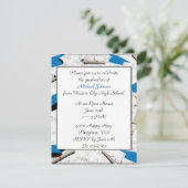 Einladung des Abschlusses für Grenzübertrittskarte (Stehend Vorderseite)