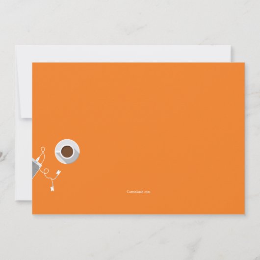 Einladung des Abschlusses für Laptop-Studien (Rückseite)