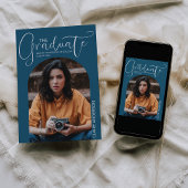 Einladung des Abschlusses "Graduate Arched Foto"