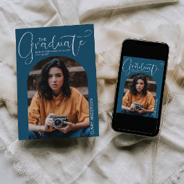 Einladung des Abschlusses "Graduate Arched Foto"