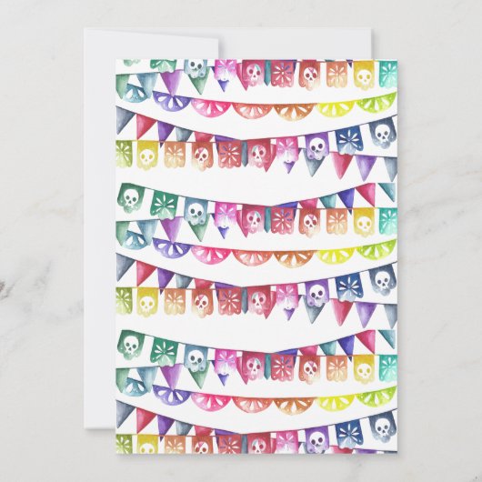 Einladung des Abschlusses Heiligen Guacamole Fiest (Rückseite)