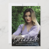 Einladung des Abschlusses "Skript vor/zurück" (Vorderseite)