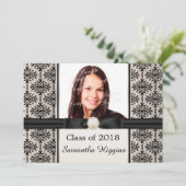 Einladung des Abschlusses von Schwarzstaub (Stehend Vorderseite)